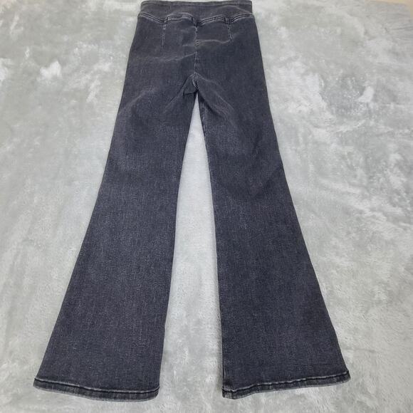 Frame Jetset Crop Mini Boot Sheen Noir Black Stretch High Rise Bootcut‎ 0 - Picture 11 of 11